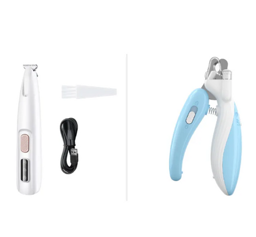 PawVeil LED Paw Trimmer™ — Waterproof Grooming Kit for Dogs