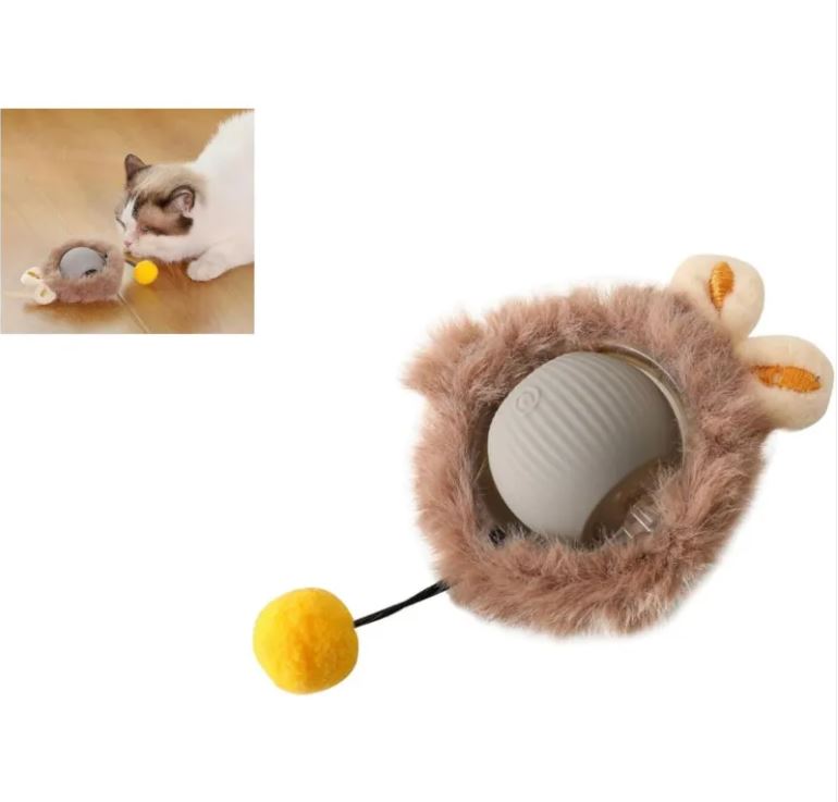 PawVeil Smart Rolling Ball™ — Self-Moving Interactive Toy for Cats & Dogs