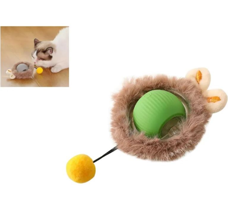 PawVeil Smart Rolling Ball™ — Self-Moving Interactive Toy for Cats & Dogs