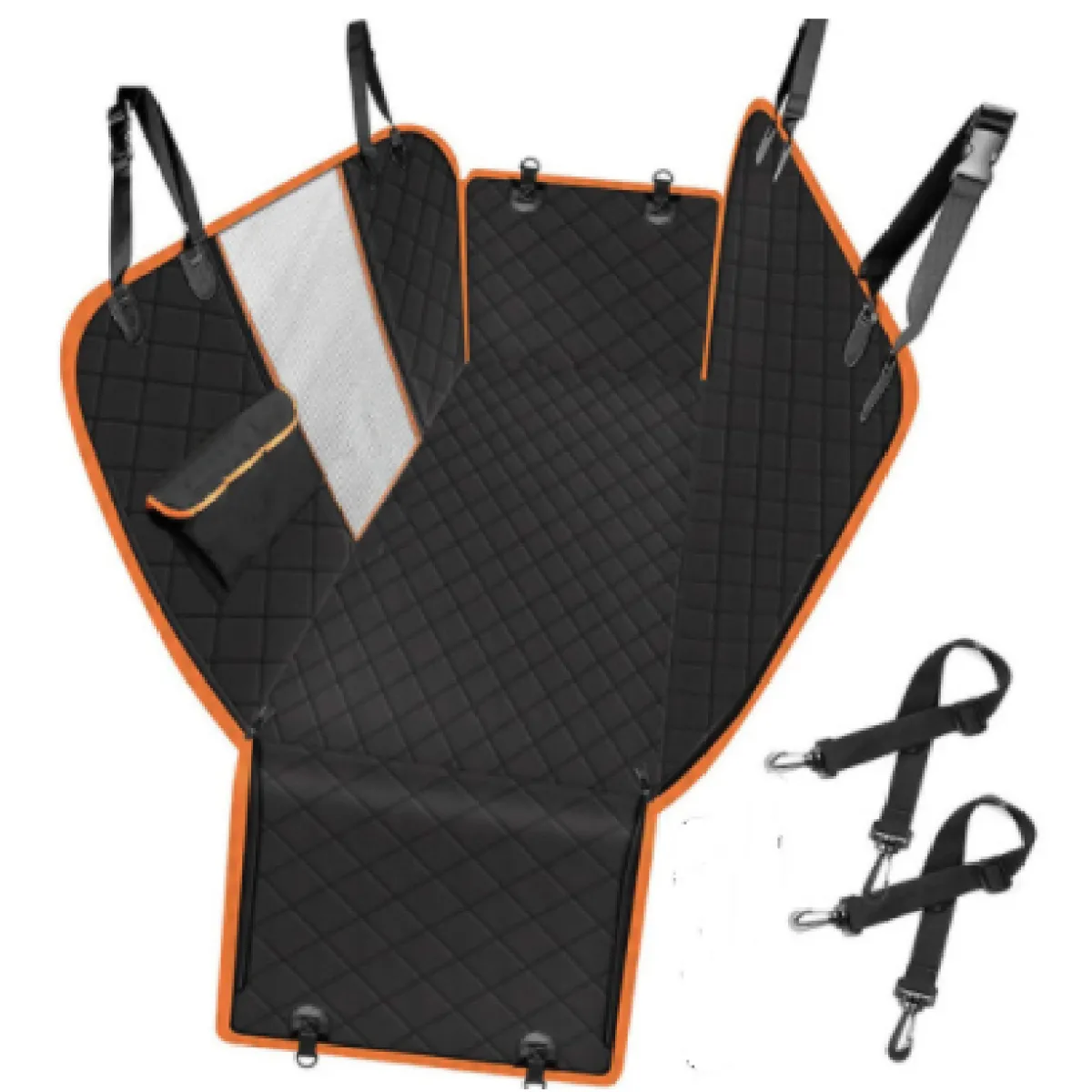 Pet Hammock Car Seat with Mesh Window